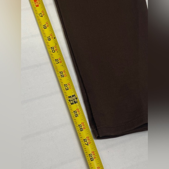 Democracy “Ab” solution Womens Ankle Length Jeggings Jeans Brown Pants Size 14 - Picture 7 of 9